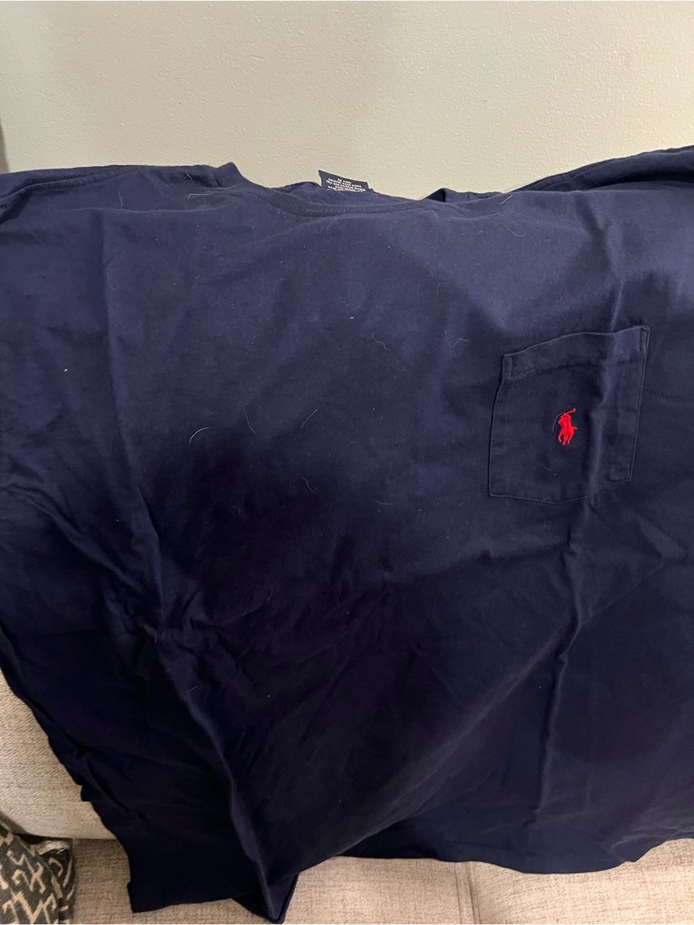 Navy Men’s Ralph Lauren Pocket Tshirt